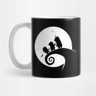 Funny Spooky Halloween Meets Christmas Movie Mashup Mug